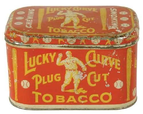 1920 Lucky Plug Tobacco Tin